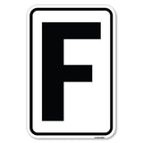 Sign with Letter F