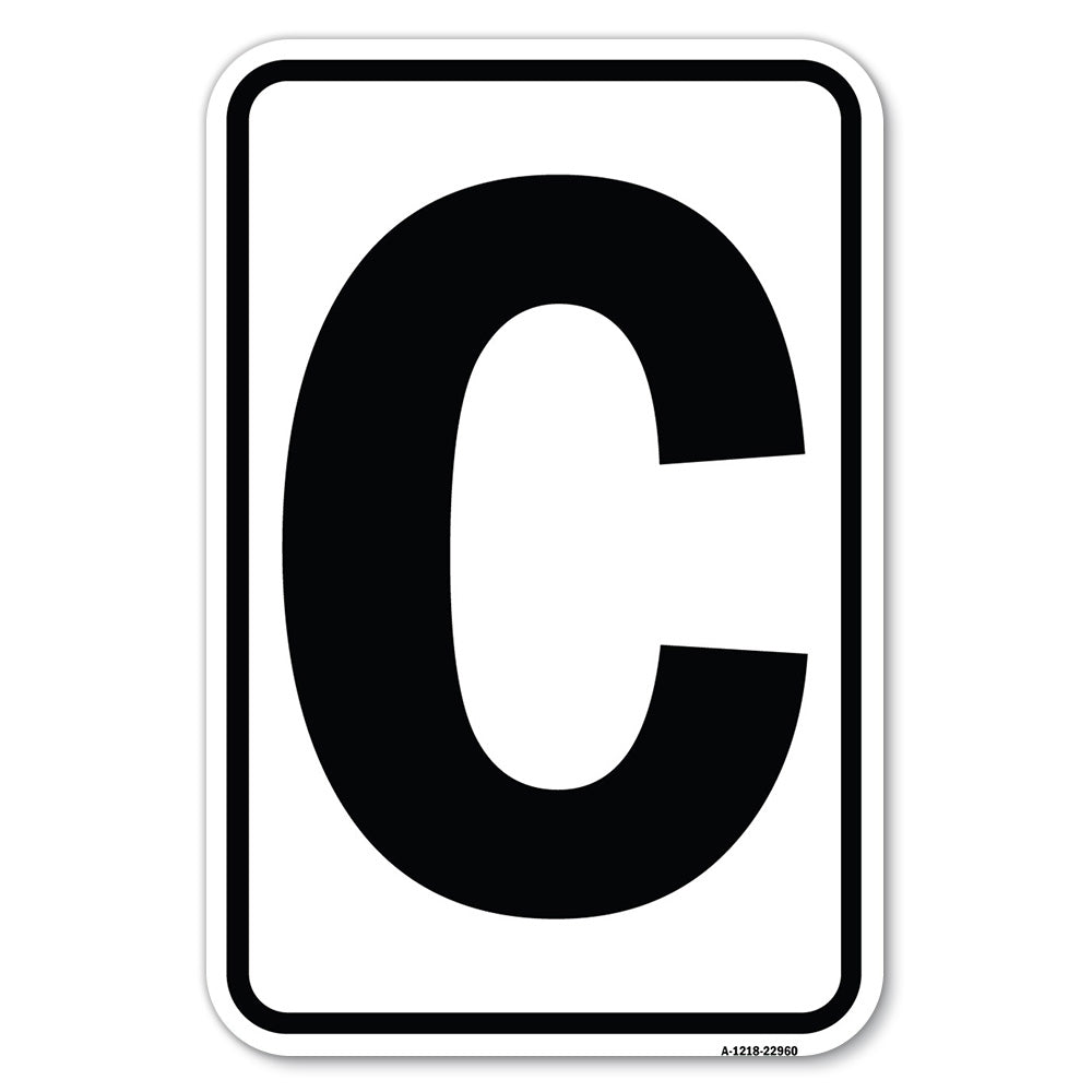 Sign with Letter C