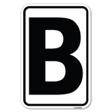 Sign with Letter B