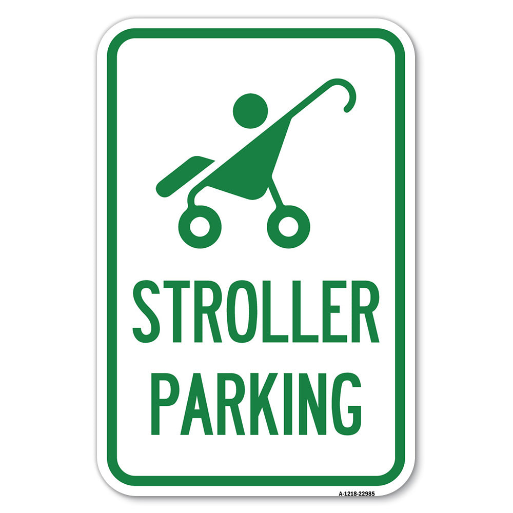 Reserved Stroller Parking (With Graphic)