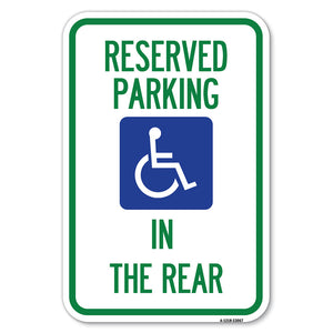 Reserved Parking in the Rear (With Graphic)