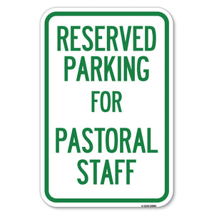 Reserved Parking for Pastoral Staff