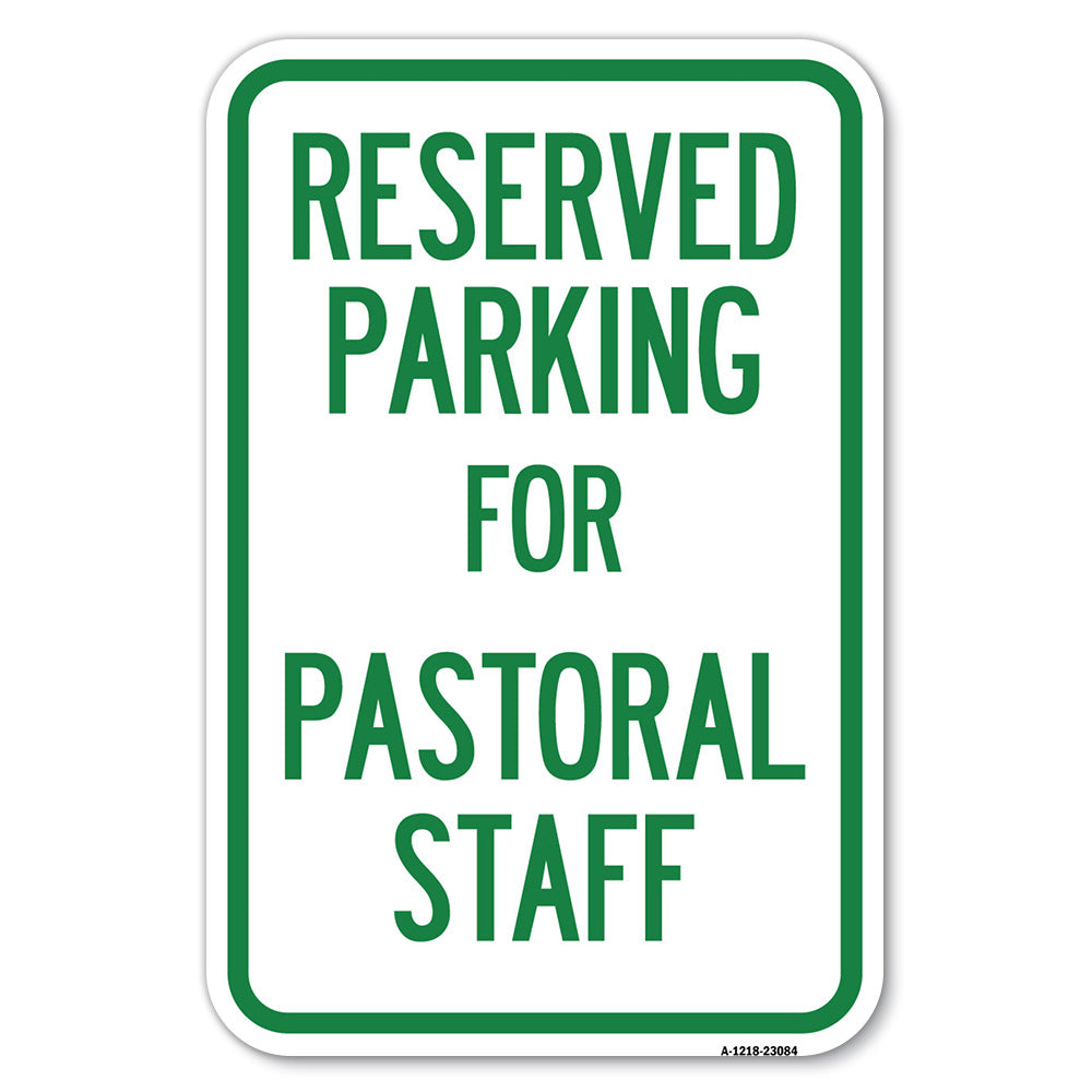 Reserved Parking for Pastoral Staff