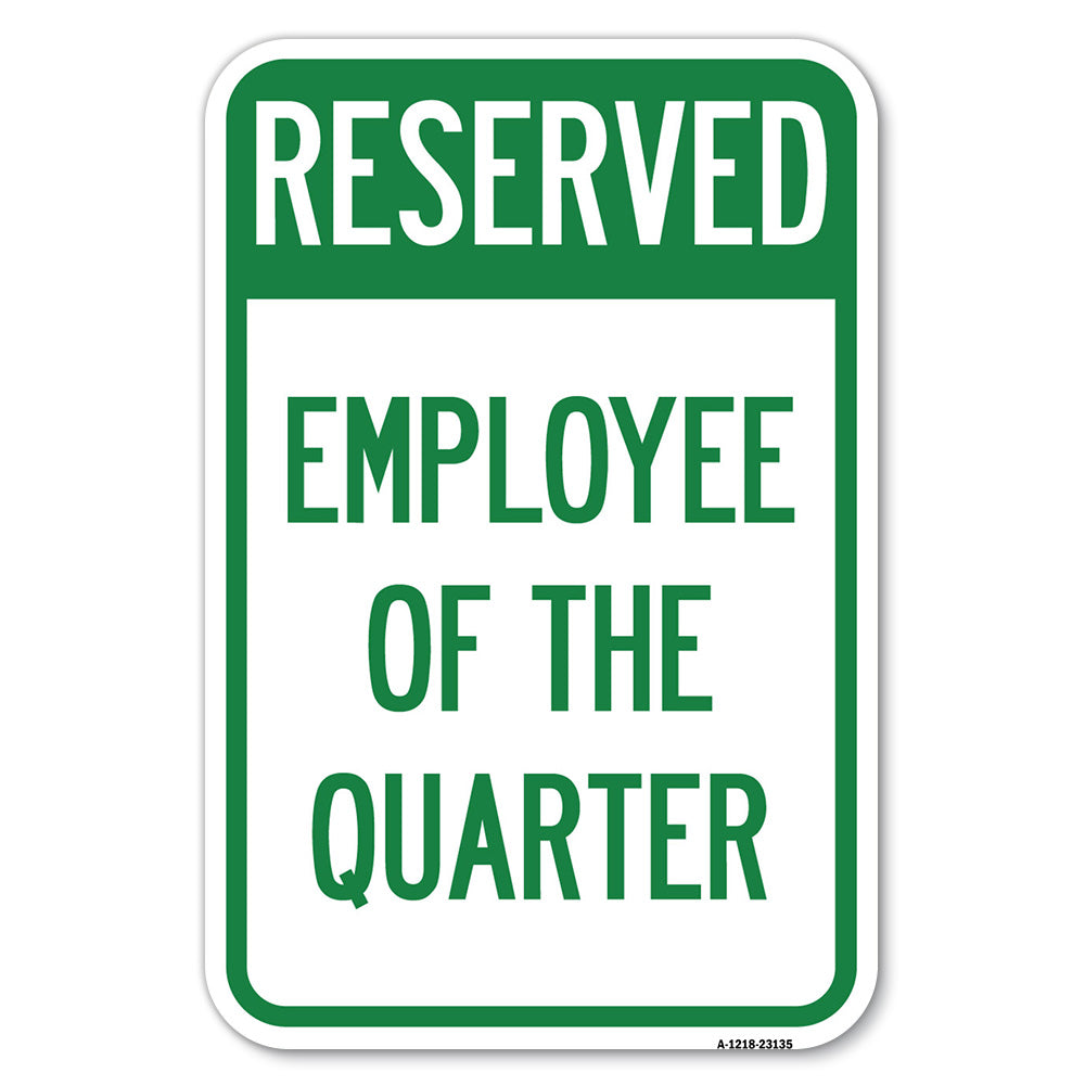 Reserved Parking Employee of the Quarter