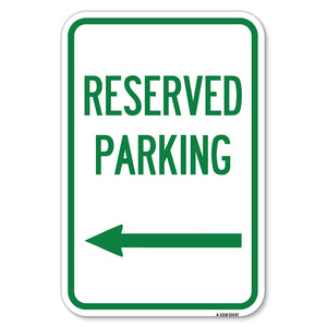 Reserved Parking (Left Arrow)