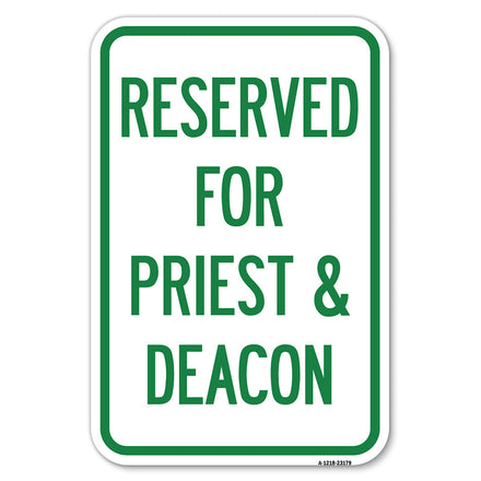 Reserved for Priest & Deacon