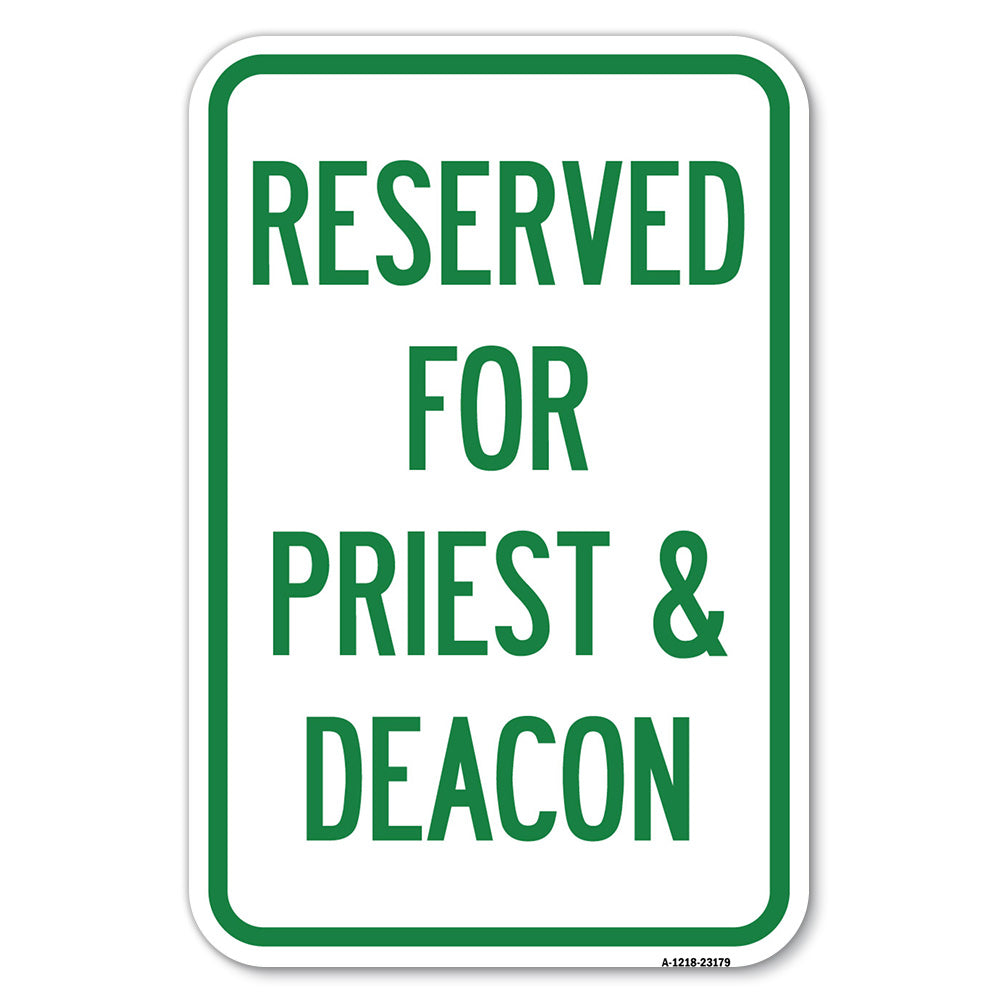 Reserved for Priest & Deacon