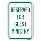 Reserved for Guest Ministry