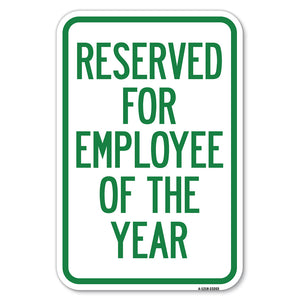 Reserved for Employee of the Year