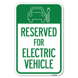 Reserved for Electric Vehicle (With Graphic)
