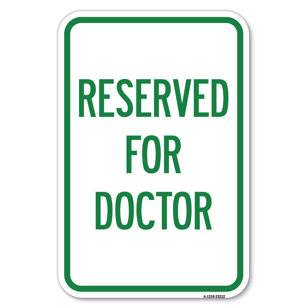Reserved for Doctor