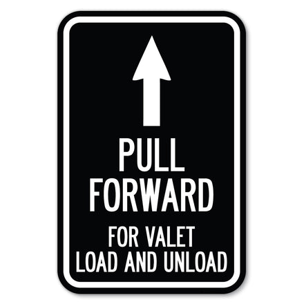 Pull Forward for Valet Load and Unload (With Up Arrow)