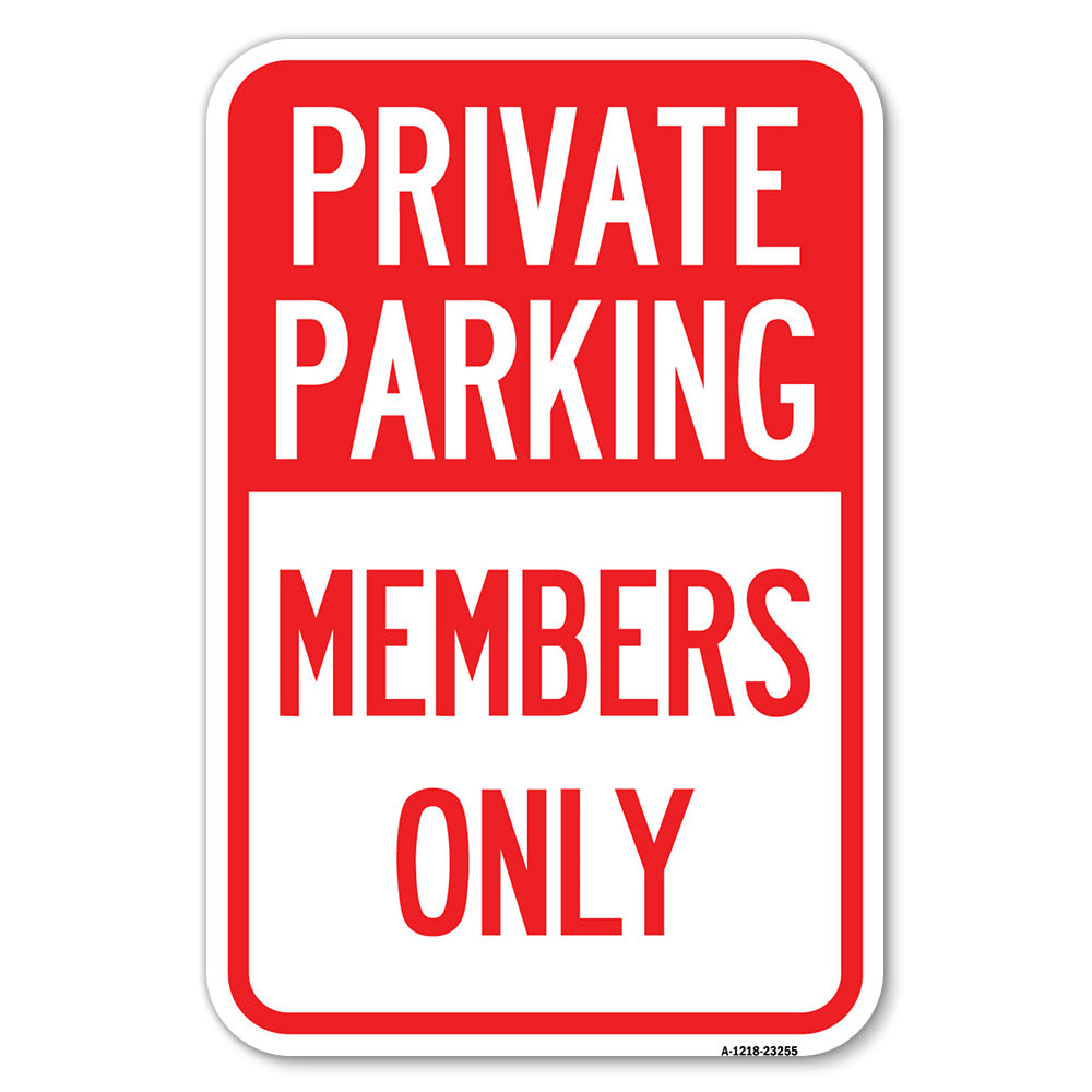 Private Parking, Members Only