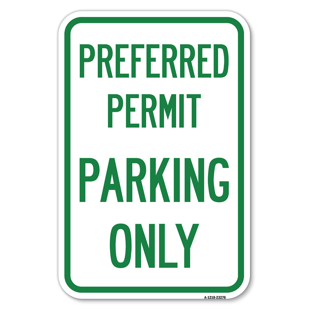 Preferred Permit Parking Only