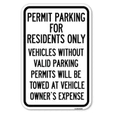 Permit Parking for Residents Only Vehicles Without Valid Parking Permits Will Be Towed at Vehicle Owner's Expense