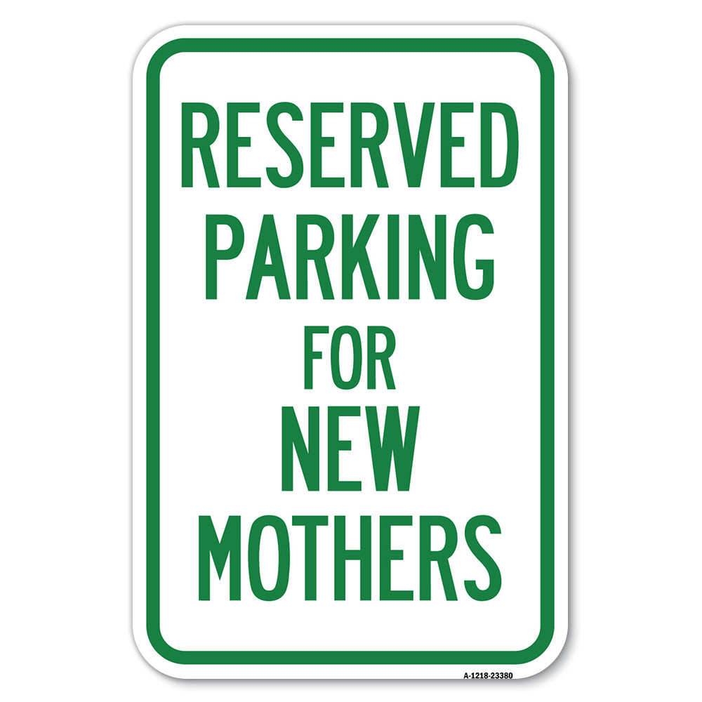 Parking Reserved for New Mothers