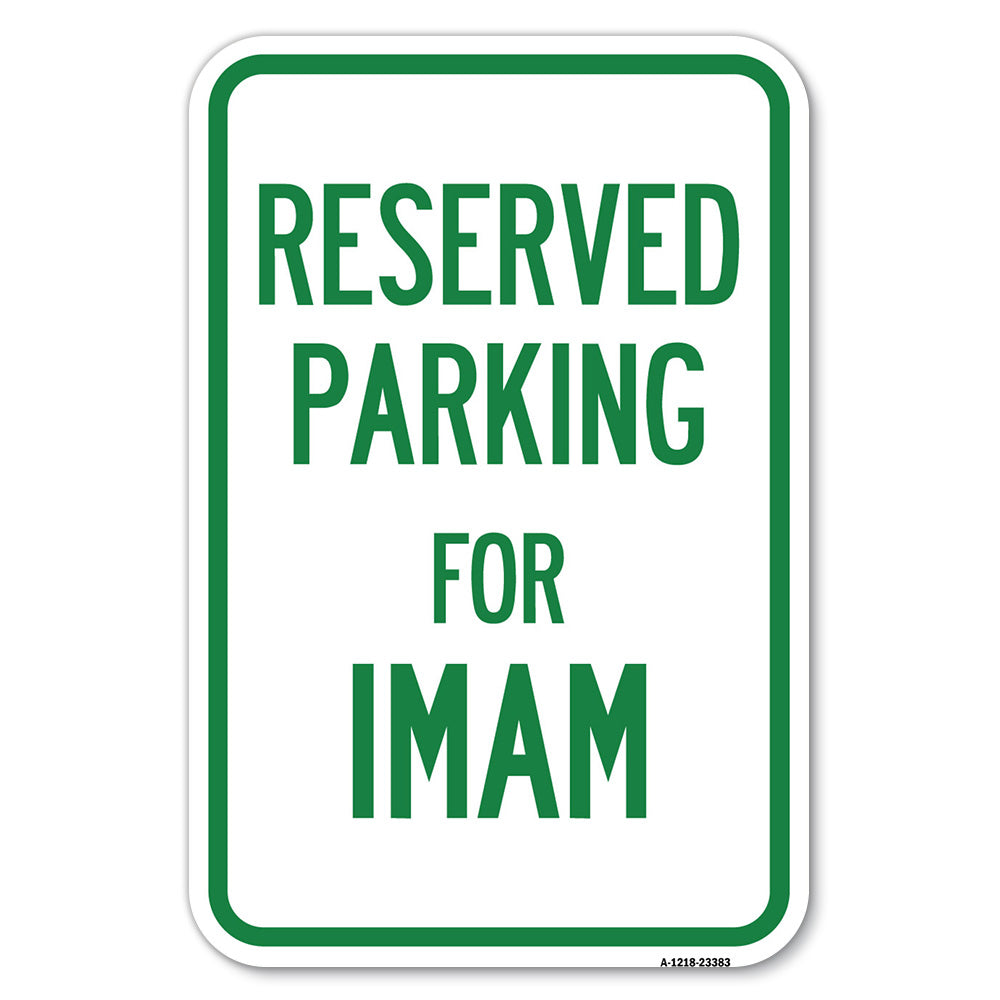 Parking Reserved for Imam