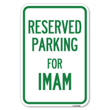 Parking Reserved for Imam