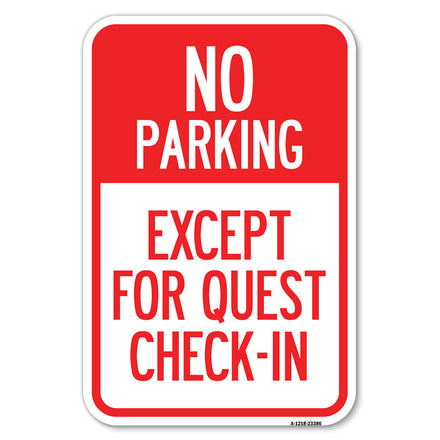 Parking Reserved for Guests Only