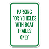 Parking for Vehicles with Boat Trailers Only