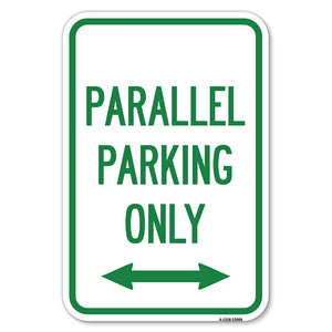 Parallel Parking Only with Bidirectional Arrow