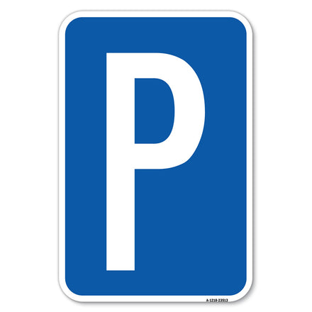 P Symbol (Parking Sign)