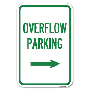 Overflow Parking with Right Arrow