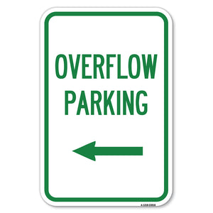 Overflow Parking with Left Arrow