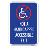 Not A Handicapped Accessible Exit (With Graphic)