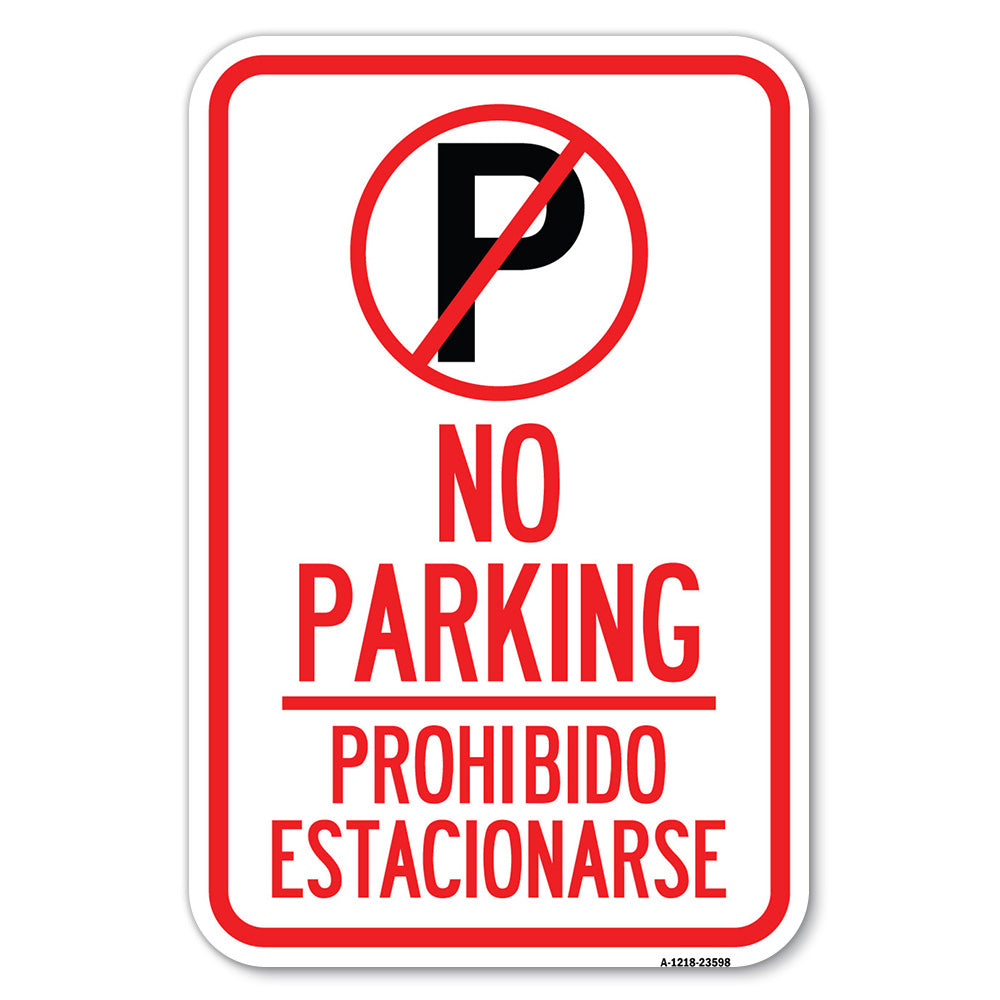 No Parking Prohibido Estacionar (No Parking Symbol)