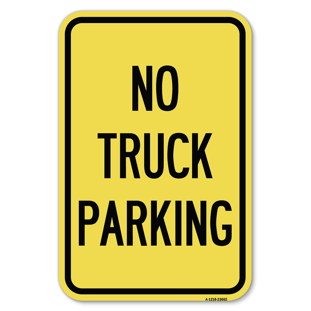 No Parking Sign No Truck Parking