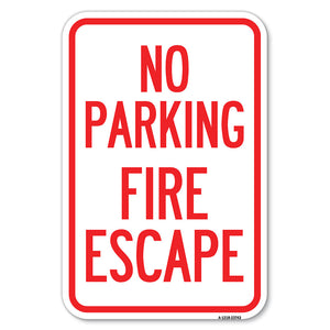 No Parking Fire Escape