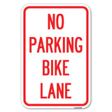 No Parking Bike Lane