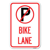 No Parking (Symbol) Bike Lane