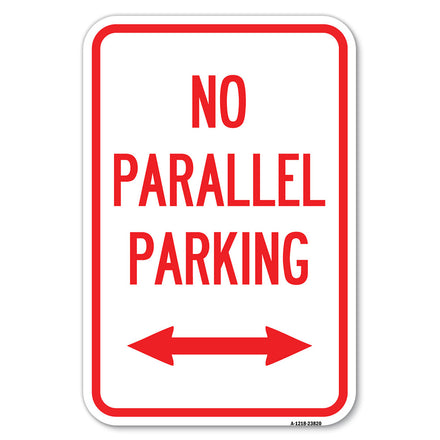 No Parallel Parking with Bidirectional Arrow