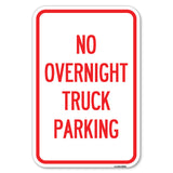 No Overnight Truck Parking