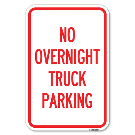 No Overnight Truck Parking