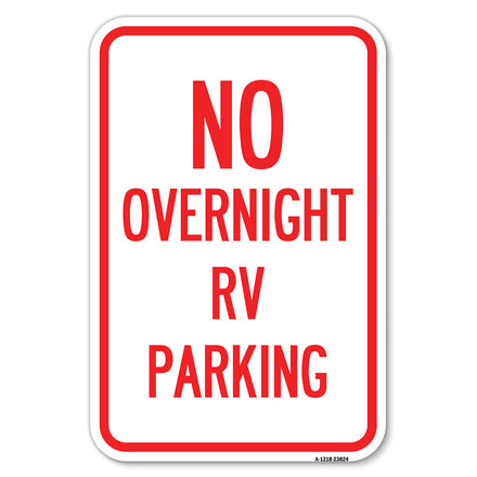 No Overnight RV Parking