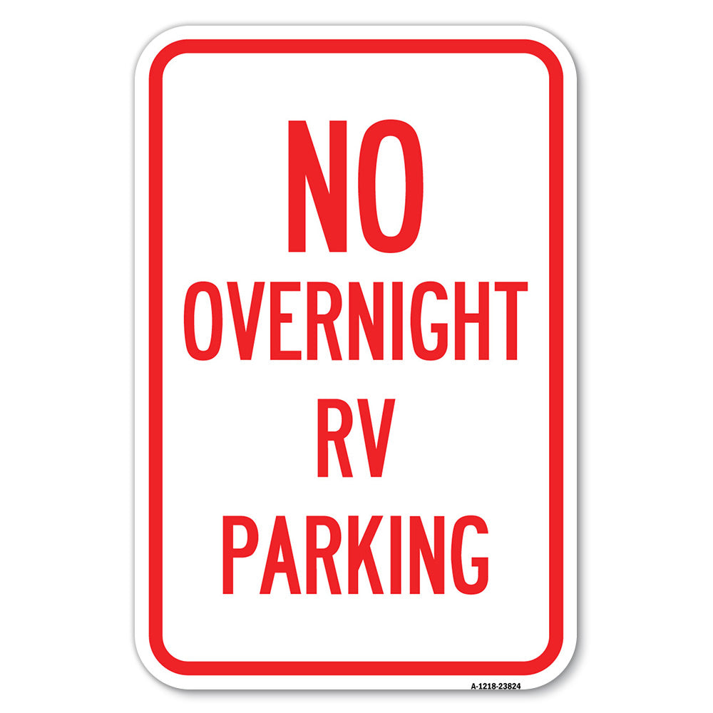 No Overnight RV Parking