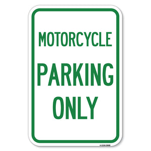 Motorcycle Parking Only