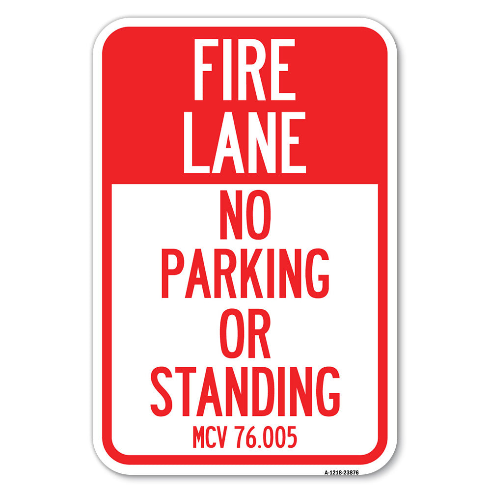 Michigan Fire Lane No Parking or Standing