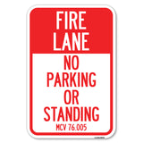 Michigan Fire Lane No Parking or Standing