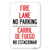 Fire Lane, No Parking - Carril De Fuege, No Esta Conar