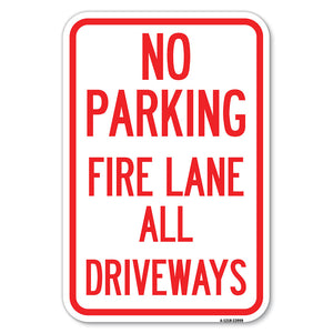 Fire Lane All Driveways