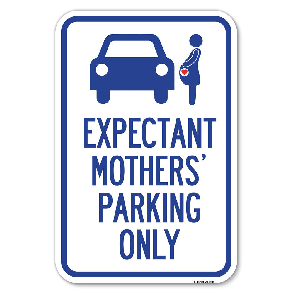 Expectant Mothers' Parking Only (With Graphic)