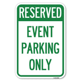 Event Parking Only