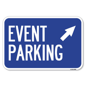 Event Parking (Up Right Arrow Symbol)