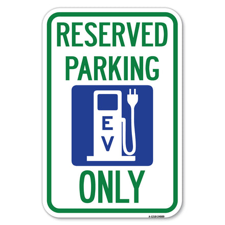 Ev Only (With Electric Vehicle Charging Station Graphic)