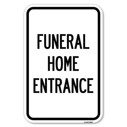 Entrance Sign Funeral Home Entrance