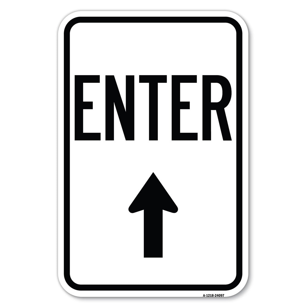 Enter Sign Enter with Up Arrow